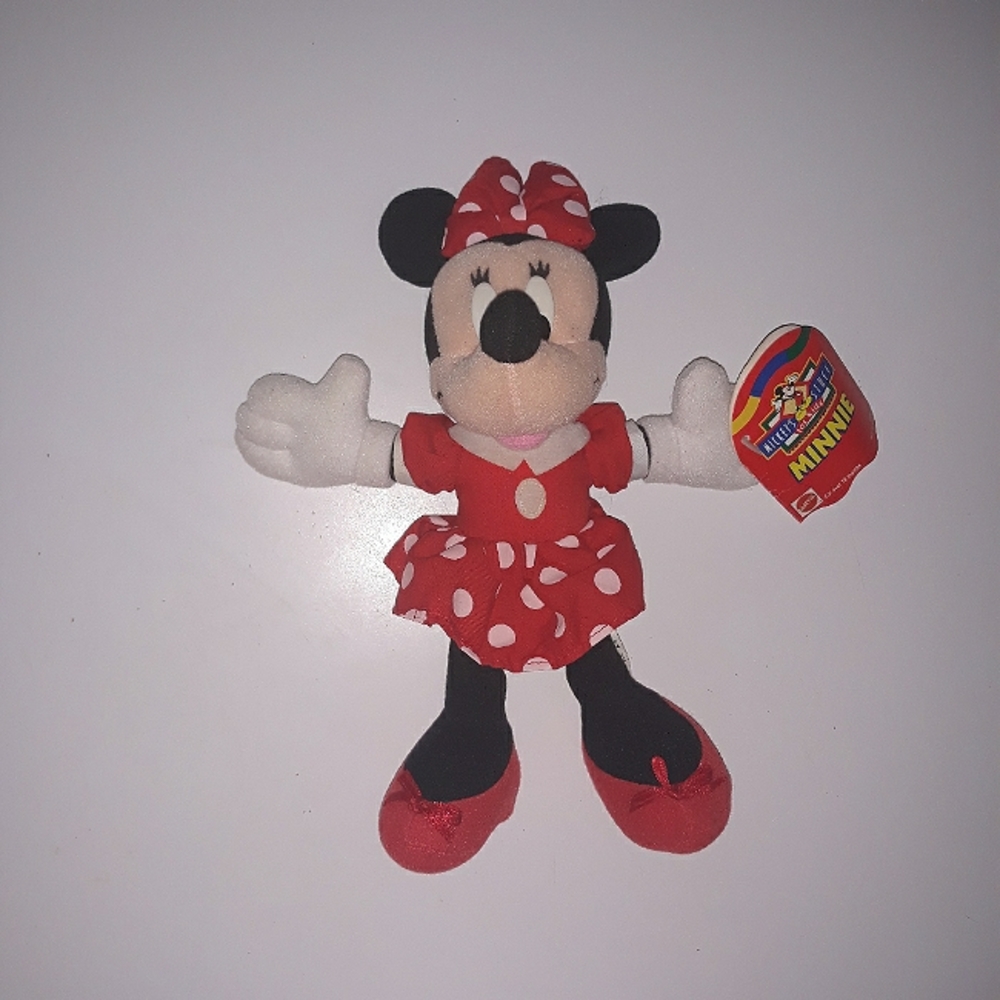 Minnie Mouse stuffed animal vintage toy doll plush character party kids holiday